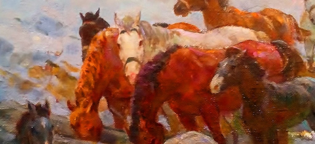 Русский реализм. Живопись. Искусство. Выставка в ИРРИ. Автор фото председатель НСНБР А.Г.Огнивцев. 07012015_r19